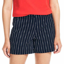 Nautica Women&#39;s Plus Size 18 Navy White Pin Stripe Shorts NWT - $17.09