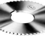 Solid Carbide Slitting Saws, Fandd Tool Company 16034, 1 1/4&quot;, 24 Teeth. - $182.97