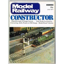 Model Railway Constructor Magazine June 1977 mbox3392/f Gainsborough O Gauge Lay - £3.11 GBP