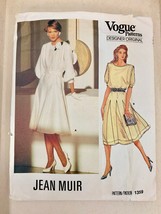 Vogue 1359 sewing pattern JEAN MUIR fashion DRESS sew chic Godets size 1... - $817.66 MXN