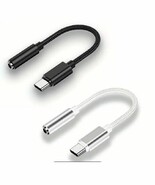 2Pcs Type C to 3.5mm Headphone Jack Adapter - Aux Audio Dongle - $13.70 CAD