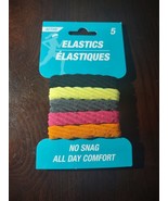 Elastics Hair Ties No Snag All Day Comfort Set Of 5 - $20.20 CAD