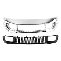 2pcs Front Lower Grille &amp; Bumper Grill Chrome for Jeep Grand Cherokee 20... - $111.17