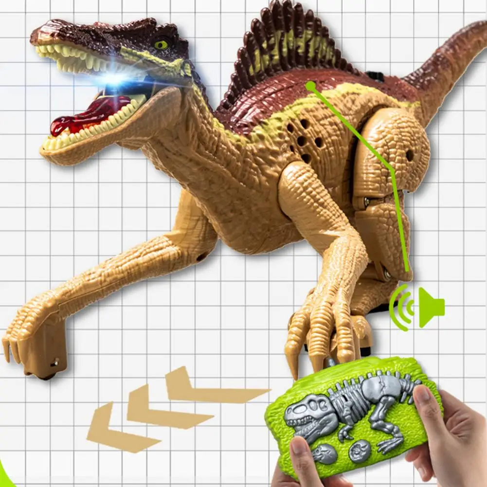 Rc Dinosaur Toy with Infrared Sensing Realistic Rc Spinosaurus Dinosaur Toy with - £22.37 GBP