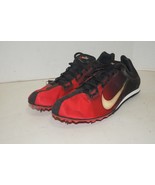 Nike Bowerman Men&#39;s US Size 13 Track and Field Shoes 333361-012 Red Black - $41.69 CAD