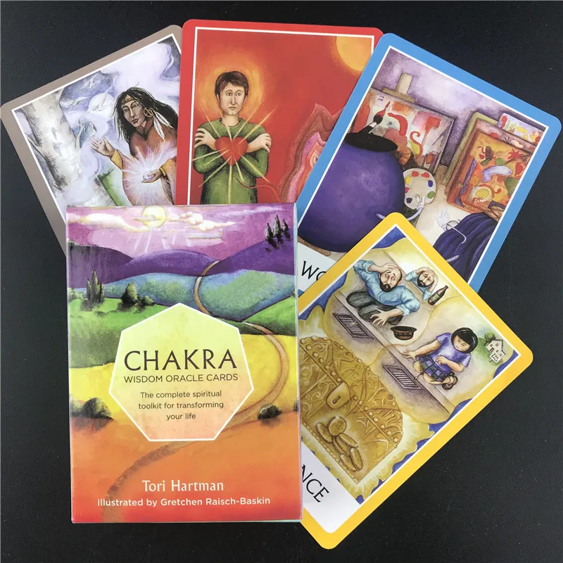 High quality Oracle Tarot Cards chakra wisdom Card d Deck Games Playing Cards Fo - £83.92 GBP