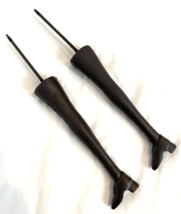 Witches Boots Crash Landing Pumpkin Decorating Cast Iron Boots - $346.60 MXN