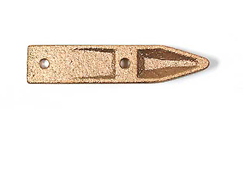 Corvette 1968-1969 Wedge Door On Rear Brass Each - $98.95