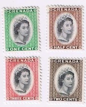 Stamps Grenada 1953 Queen 171-74 MNH - $0.71