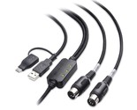 Cable Matters MIDI to USB Cable 6.6 ft / 2m (USB MIDI Cable, MIDI to USB... - $31.99