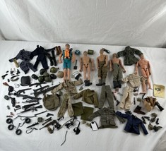 Vtg 90s 12” GI Joe Lot Military Action Figures Accessories Weapons Uniforms Etc. - £168.58 GBP