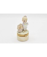 Vintage God Loveth A Giver Precious Moments Trinket Box Figurine Free Pu... - €8,26 EUR