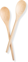 Wooden Cooking Spoons Set, 14 Inch Maple Wood Mixing Spoon, Mixing Salad... - £21.04 GBP