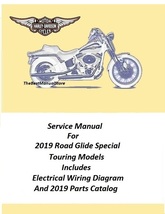 2019 Harley Davidson Road Glide Special Touring Models Service Manual - $25.95