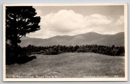 RPPC Mt Washington White Mts NH Beautiful Clouds Allen K John Derry Postcard B33 - £7.80 GBP