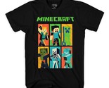 Minecraft Creeper &amp; Steve Mojang Camiseta Nwt Niños Talla 4-5, 6-7, 8 O ... - £10.18 GBP+