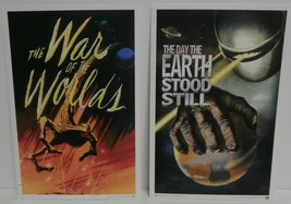 Sci Fi Mini Art Prints | The Day the Earth Stood Still / The War of the ... - $9.85