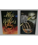 Sci Fi Mini Art Prints | The Day the Earth Stood Still / The War of the ... - £7.72 GBP