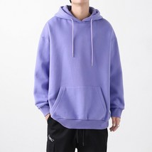 Ter new hooded hoodies men solid basic sweatshirts casual jogger pullovers y2k tops hip thumb200