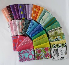 10 Fat Quarters - Tula Pink FreeSpirit Assorted Floral Flowers Animals  M222.16 - £31.95 GBP