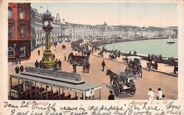 Douglas Isle Of Man ENGLAND~PROMENADE~1903 Photo Postcard - £7.60 GBP
