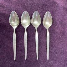 Set (4) Teaspoons Oneida Community Stainless Satinique Older, Betty Croc... - $14.09