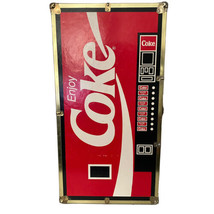 Coca Cola Coke Soda Machine Sign Trunk Footlocker Toy Chest Box Seward 1990 Vtg - £98.91 GBP