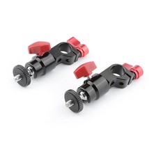 15Mm Rod Clamp &amp; Ball Head Mount Adapter With 1/4&quot;-20 Thread To Attach Diy Acces - £25.77 GBP