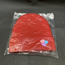 New Jeffrey Star Cosmetics Red Hearts Beanie Hat Cap Valentine Exclusive... - $19.80