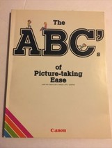 1980 The Abc&#39;s Of Picture Taking Ease Paperback Book By Canon AE-1 AV-1 - £11.67 GBP