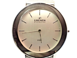 GRENEN DENMARK STEEL M-22XLSSS All SS Men&#39;s Wristwatch - £34.65 GBP