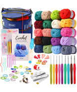 Crochet Kit for Beginners – Complete Starter Set for Adults &amp; Teens with... - $950.38 MXN