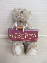 NOS Boyds Bears Plush Bear Patrick Henry 4013361 Liberty Sign Home Decor B84 R - £28.57 GBP