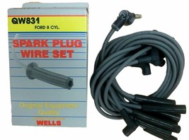 Wells QW831 Spark Plug Wire Set 8 cylinder Ford 1977-1979 22X1334 12043744 NEW - £24.55 GBP