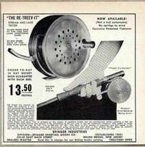 1946 Print Ad RE-TREEV-IT Fly Fishing Reels Efinger Industries Bound Brook,NJ - £7.34 GBP