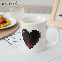 Color Changing Heart Mug Set  Perfect Valentines Gift - £19.94 GBP