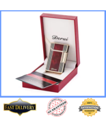 Luxury Derui Side Sliding Sound Inflatable Lighter, High-End Quality Met... - $26.99