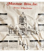 1973 Mozzone Bros Calendar Burlap Lumber Real Estate Bristol Court House... - $54.83 CAD