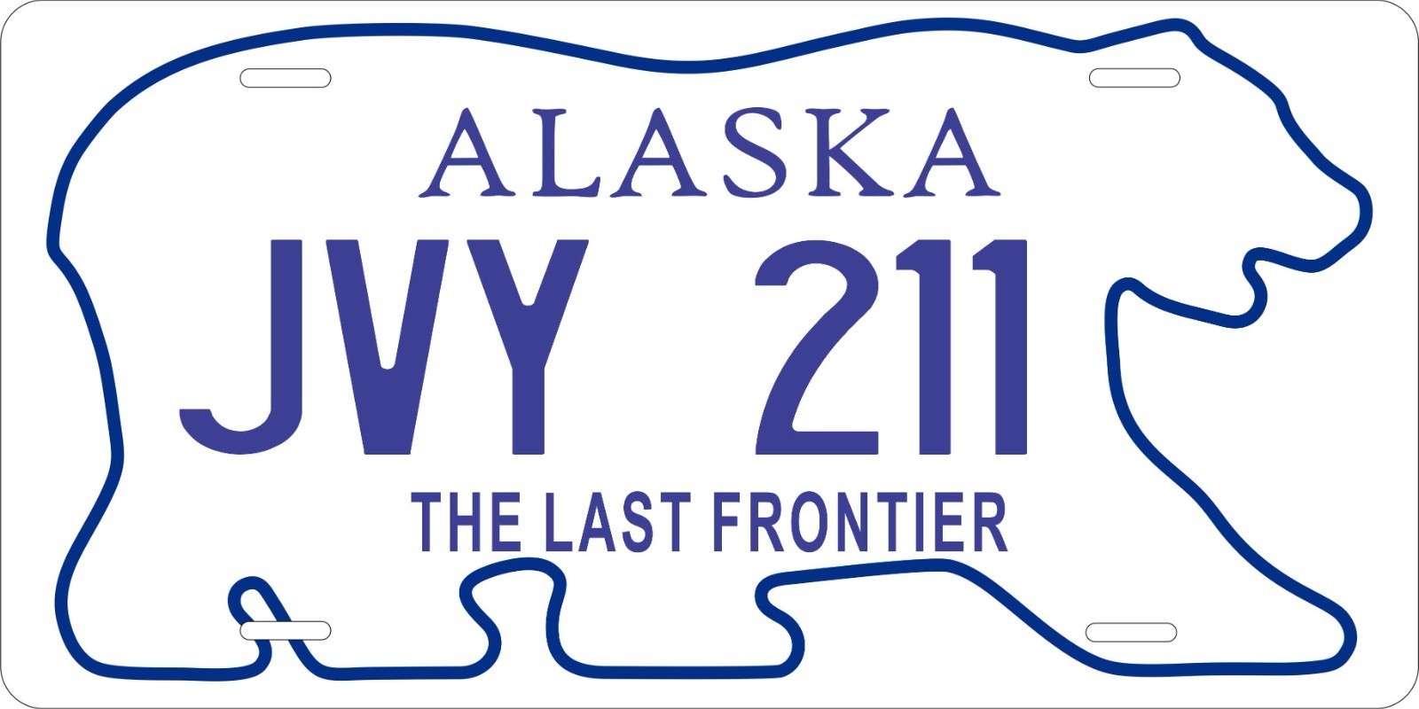 Alaska Polar License Plate Personalized Custom Auto Bike Motorcycle Tag - $10.59+