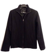 Mens Express Basic Black Wool Blend Jacket size L Winter Coat AS IS wonk... - $9.84