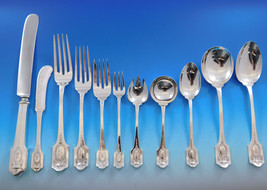 Adam by Shreve Sterling Silver Flatware Set for 12 Service 156 pieces Dinner - €15.726,42 EUR