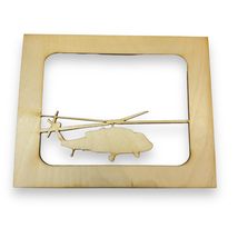 Helicopter Photo Frame Insert Mat - Baltic Birch (Frame Not Included) (11X14, Ve - £15.77 GBP+