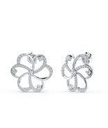 Kicky &amp; Perky 925 Sterling Silver Nature Inspired Floral Womens Earrings... - $139.00