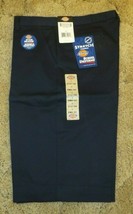 Dickies Junior Girl&#39;s Bermuda Shorts size 13 Stretch Fabric Navy 34 x 13 - $12.82