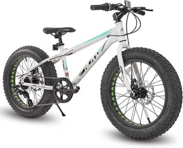 Hiland Kids Fat Tire Bike, Shimano 7-Speed,Dual-Disc Brake,20/24 Inch, Kids - £305.44 GBP