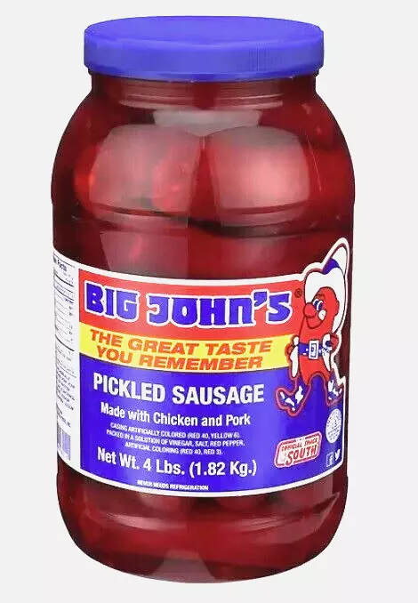 Big John&#39;s Pickled Sausage, 4 lb. jar - £61.88 GBP