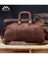 LE Crossbody Overnight Leather Travel Duffel - $3,111.61 MXN