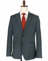 Indochino Wool Blend Sport Coat 38R Green Blue Black Puppytooth Surgeon ... - £66.58 GBP