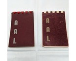 (2) 2.5&quot; X 4&quot; Vintage AAL Aid Association For Lutherans Notepad Blank Pages - £14.08 GBP