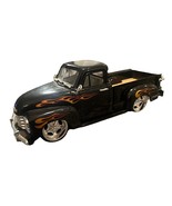 ADA Toys 1:24 Scale Diecast CHEVROLET PICK UP TRUCK 1951 Black Flames Ch... - $68.04 CAD